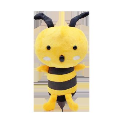 China Cute Stuffed Lovely Plush Bee Stuffed Plush Puppet Toys For Kids Birthday Gifts for sale