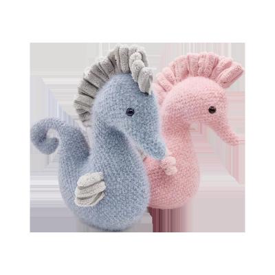 China Blue Seahorse Seahorse Plush Custom Stuffed Toys Plush Soft Toys for sale