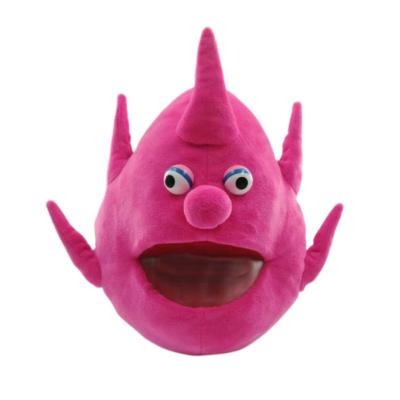 China High Quality Cute Fun Dragon Fruit Design Stuffed Plush Finger Puppet Fruit Shape Puppets for sale