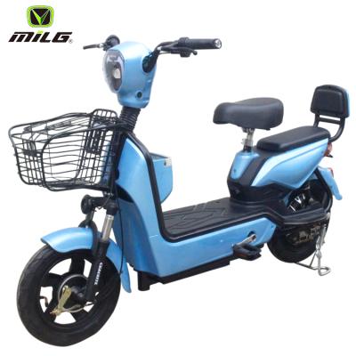 China Green Power 350W Unisex Electric Bike With Pedals / Moped With Electric Bicycle for sale