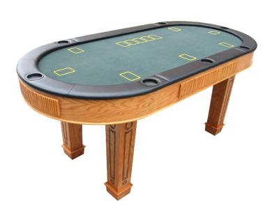 China Moderne Karten-Spielentabelle Pokerspiel-Tabelle MDF dauerhafte mit Becherhalter zu verkaufen