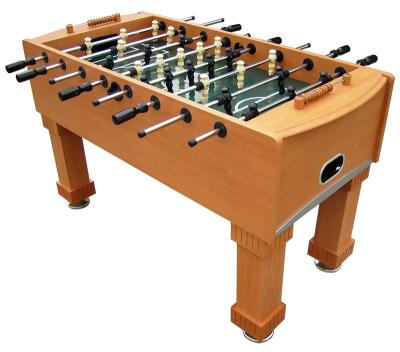 China Adults Classic Sport Game Table 5 Feet Wooden Football Table With PVC Handle for sale