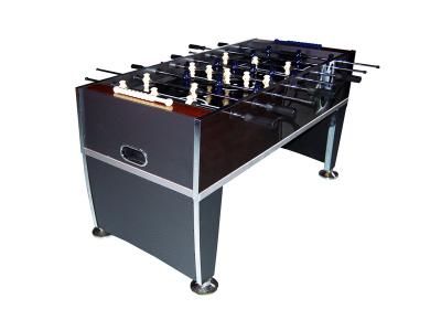 China Durable 5FT Soccer Game Table Wood Material With PVC Finish Chromed Leg Leveler for sale