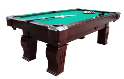 China 96 Inches Classic Pool Table , Modern Billiard Table With Wool Felt Leather Pocket for sale