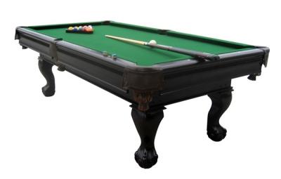 Chine Table de billard moderne de 8 pieds en bois solide, peinture de forces de défense principale de table de billard de billard avec des jambes de griffe à vendre