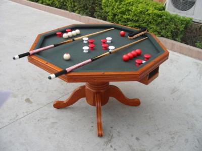 China 3 in 1 Pokerspiel-Tabellen-festes Holz-Stoßpool-Schürhaken-Tabelle für Turnier zu verkaufen