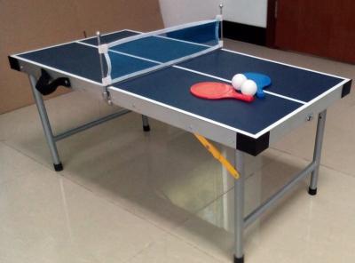 China Aluminiumspant 3 FT Minispieltisch-Holz, das Miniklingeln Pong-Tabelle für Kinder faltet zu verkaufen