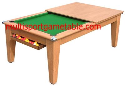 China 7FT Billard-Spieltisch-Speisetisch-Holz 2 in 1 Billardtisch mit Umwandlungs-Spitze zu verkaufen