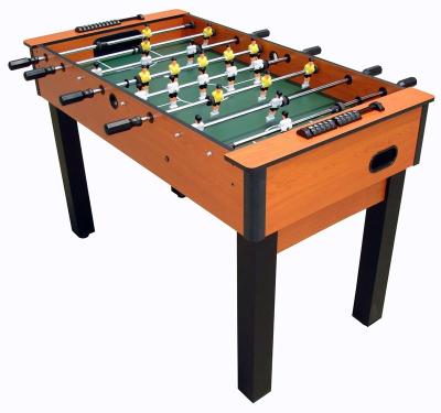 Chine Tableau de luxe du football de 4FT avec la finition du bois de PVC de couleur de tiges télescopiques de jeu à vendre