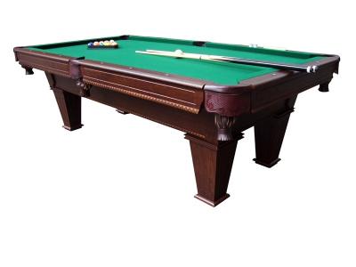 Chine la table de billard en bois de Tableau de jeu de piscine de 8FT avec le mélange de laine a senti la poche en cuir à vendre