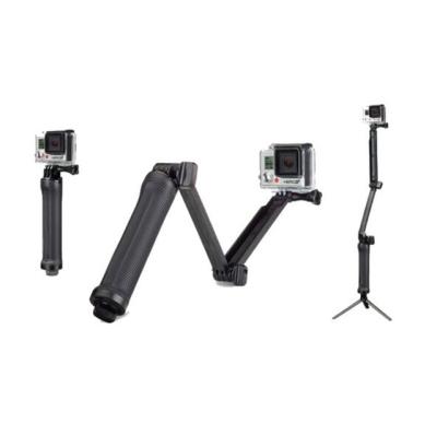 中国 Video Camera Kaliou Grip Arm Tripod Monopod 3 Way Three Way Wired Selfie Stick Mount For GoproHero 4 3 3+ Camera Accessories 販売のため