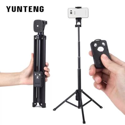 China Factory Direct Selling Yunteng Selfie Stick Mini Lightweight 1688/Portable Tripod Stand for Phone and Camera for sale