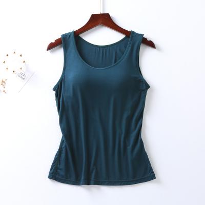 China Summer Breathable Modal Loose Stretch Soft Sports Vest Women Yoga Tops Sexy Vest for sale