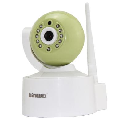 China Wireless P2P Wifi Camera Video Monitoring Pan / Tilt Plug IR 1.0 Megapixel IP Camera for sale