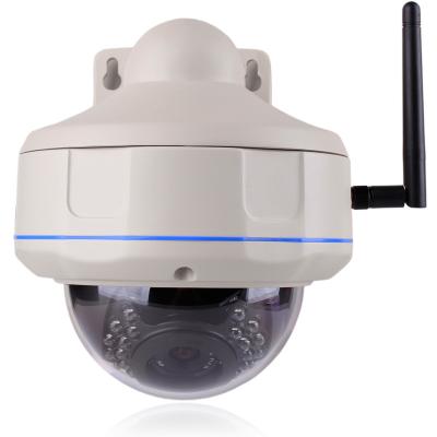 China Fixed Dome Vandalproof 720P HD Megapixel IP Camera Wifi IR Night Vision for sale