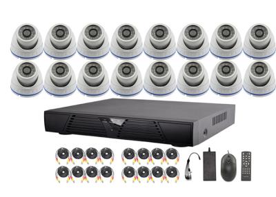 China 16 Channel AHD DVR Surveillance Video Security Camera Systems With 3.6-16mm Fixed Lens for sale