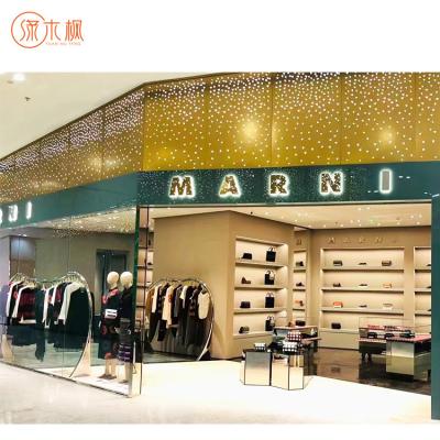 China High End Decorative Fashion Clothing Store Display Furniture Store Design Clothing Display Rack for sale