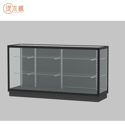 China Fashion China Manufacturer Glass Display Table Custom Design Tempered Glass Aluminum Showcase for sale