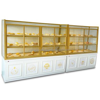 China Simple Popular Wood Bread Display Rack Bakery Store Fixture Bread Display Rack Bread Display Stand for sale