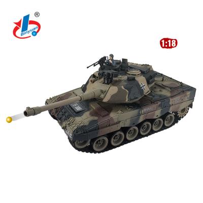 China 2.4G RC Tank Binyuan New Arrival RC Toy Remote Control Tank For Kids RUSSIAN 1:18 T90 2.4GHz Battle Tank for sale