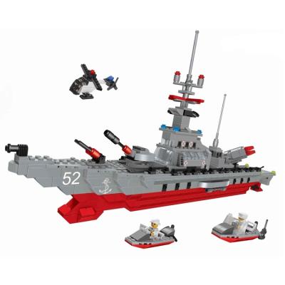 China Educational Toy Children's Toys Surprise Egg Warship Model Set Building Block Series Toys for sale