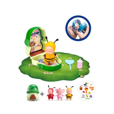 China Cartoon Toy New Arrival Mushroom House Set Mini Sets Cheap Kids Toys Mini Playsets For Girl for sale