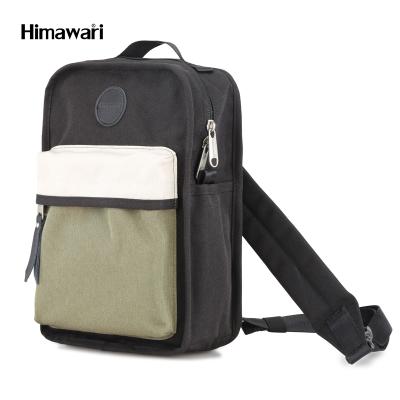 China Himawari Waterproof Polyester Waterproof Sling Bag Chest Bag Green Black for sale