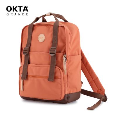 China New Brand Waterproof Orange Color OKTA Laptop Backpack for sale