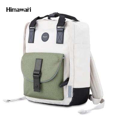 China 2021 spring waterproof new arrival polyester backpack beige green waterproof bag for sale