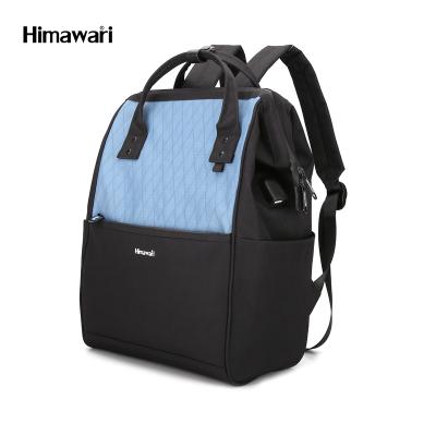 China With himawari blue school USB color waterproof backpack 14 inch laptop for student for sale