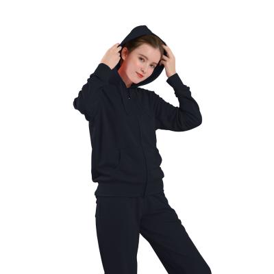 China QUICK DRY 2pcs ladies set casual hooded sweatshirt and sweatpants for sale