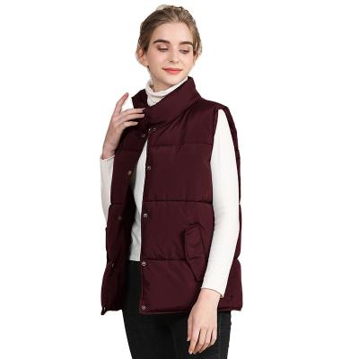 China Lightweight Waterproof Women Invest Winter Outdoor Light Weight Down Vest for sale