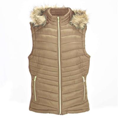 China Hot Sale Warm Quilted Lightweight Sleeveless Women Waterproof Ladies Vest Padded Winter Girls Vest for sale