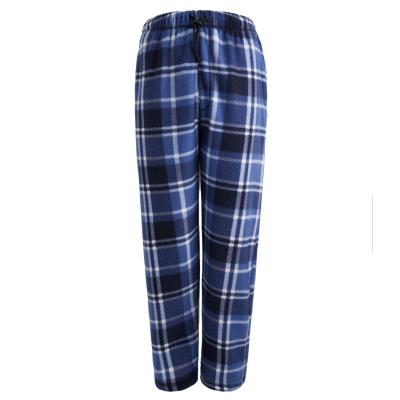 China Wholesale Sleepwear OEM Item Custom Made Thermal Knitting Soft Cloth Men's Plaid Pajamas Pants for sale