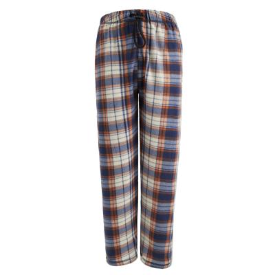 China High Quality Thermal Mens Sleep Fleece Pants Wholesale Plaid Pants OEM Soft Fabric Men's Pajama Pants for sale