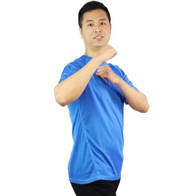 China Wholesale Anti Wrinkle T Shirt Men Quick Dry Running Designer Tops Running Gym T Shirt for sale