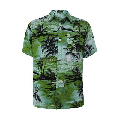 China Funny Beach Hawaiian Shirt Mens Clothing Parride Printed Design 100% Polyester Short Sleeve for sale