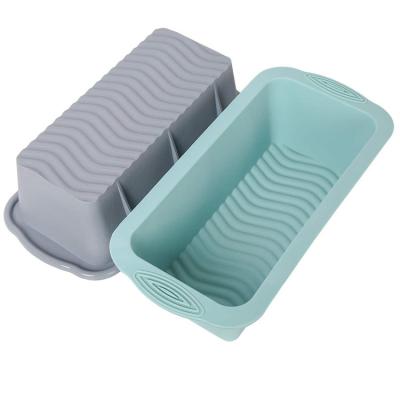 China Viable Hot Selling Round Cake Tray Mold Baking Tools Classic Reusable Toast Bread Silicone Mold for sale