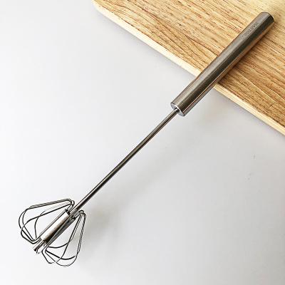 China 2022 Viable Brand New Stainless Steel Stirring Handheld Semi-automatic Egg Beater for sale