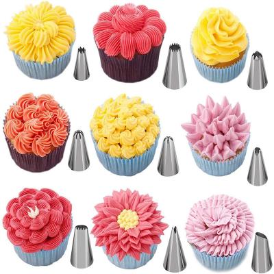 China Sugar Coloring Pen Tools Novice Household Cake Mold Viable Rotation Baking Set 83 Pieces Cake Stand Mouth Tools for sale