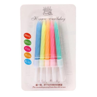 China Cake Topper High Quality Short Happy Birthday Cake Candles Memorial Candles Set for sale