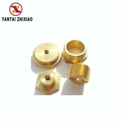 China Brass CNC Lathe Turning Machine Brass Mechanical Parts for sale