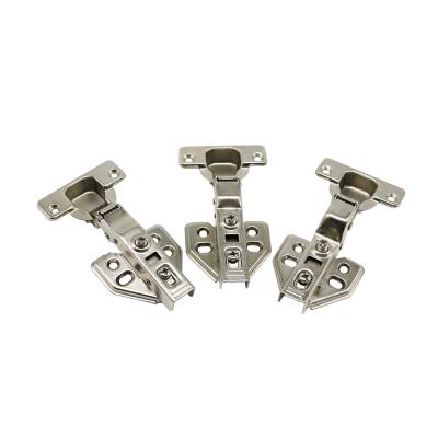 China HH06 36mm Hydraulic Cup Door Iron Silver Cold Rolled Steel Glass Hinges for sale