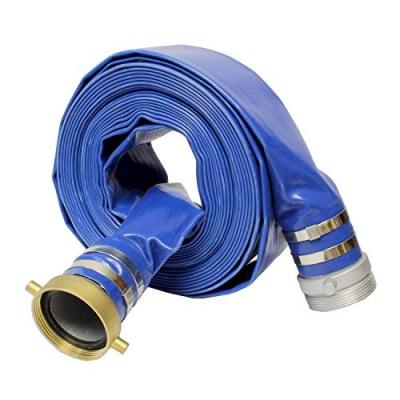 China Wear Resistance And Resistance Aging Lay Flat Hose Agriculture Irrigation Lay Sunny Hose 2 Inch PVC Flat for sale