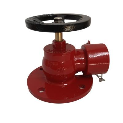 China Clean Water 2022 2.5 Inch Oblique Valve Fire Hydrant Landing Valve for sale