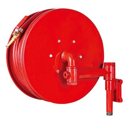 China Aluminum Alloy Retractable Fire Hose 30M Fire Reel for sale