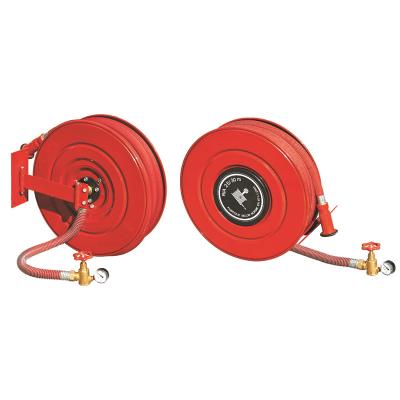 China Fire Fighting Emergency Rescue Firefighting Equipment Accessories Export Fire Hydrant Box Self-Rescue Hose Reel Complete Features for sale