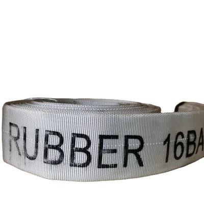 China Used in farms/mines/transportation 1.5 inch high quality rubber lined canvas fire hose for sale