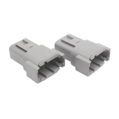 China 8pin automotive female connector Gray Waterproof Electrical DTM04-08PA for sale