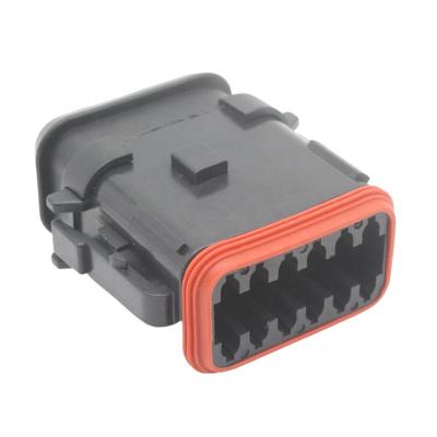 China Automotive DT06-12SA-CE12 Increased Seal Retention 12 Pin Waterproof Extension Cord Connector Plug for sale